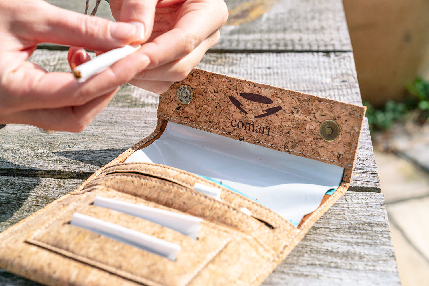Tobacco pouch 'Corbuk' made of natural cork