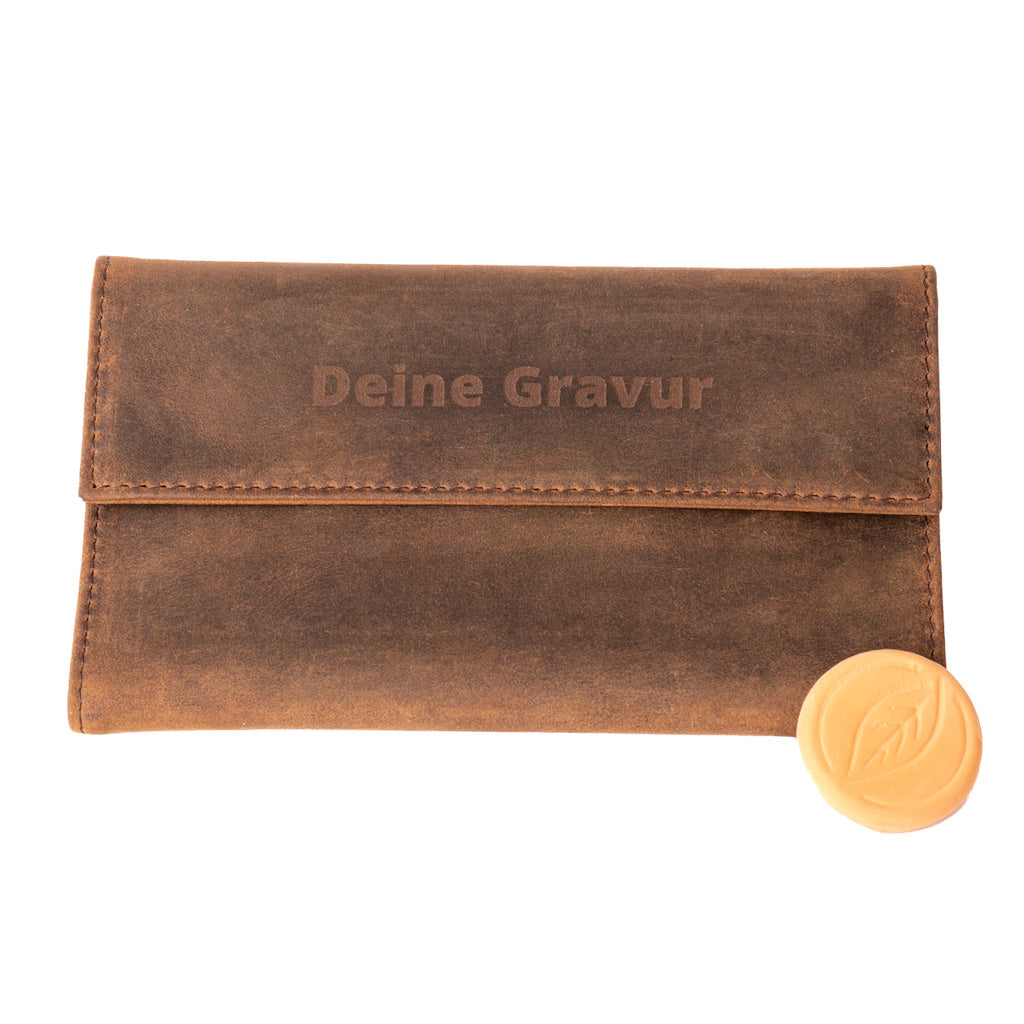 Tobacco pouch 'Krabuk' Vintage Brown